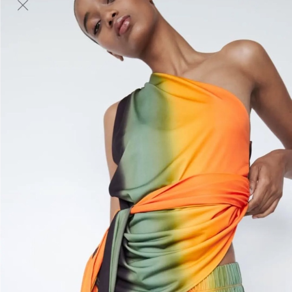 ZARA One-Shoulder Top